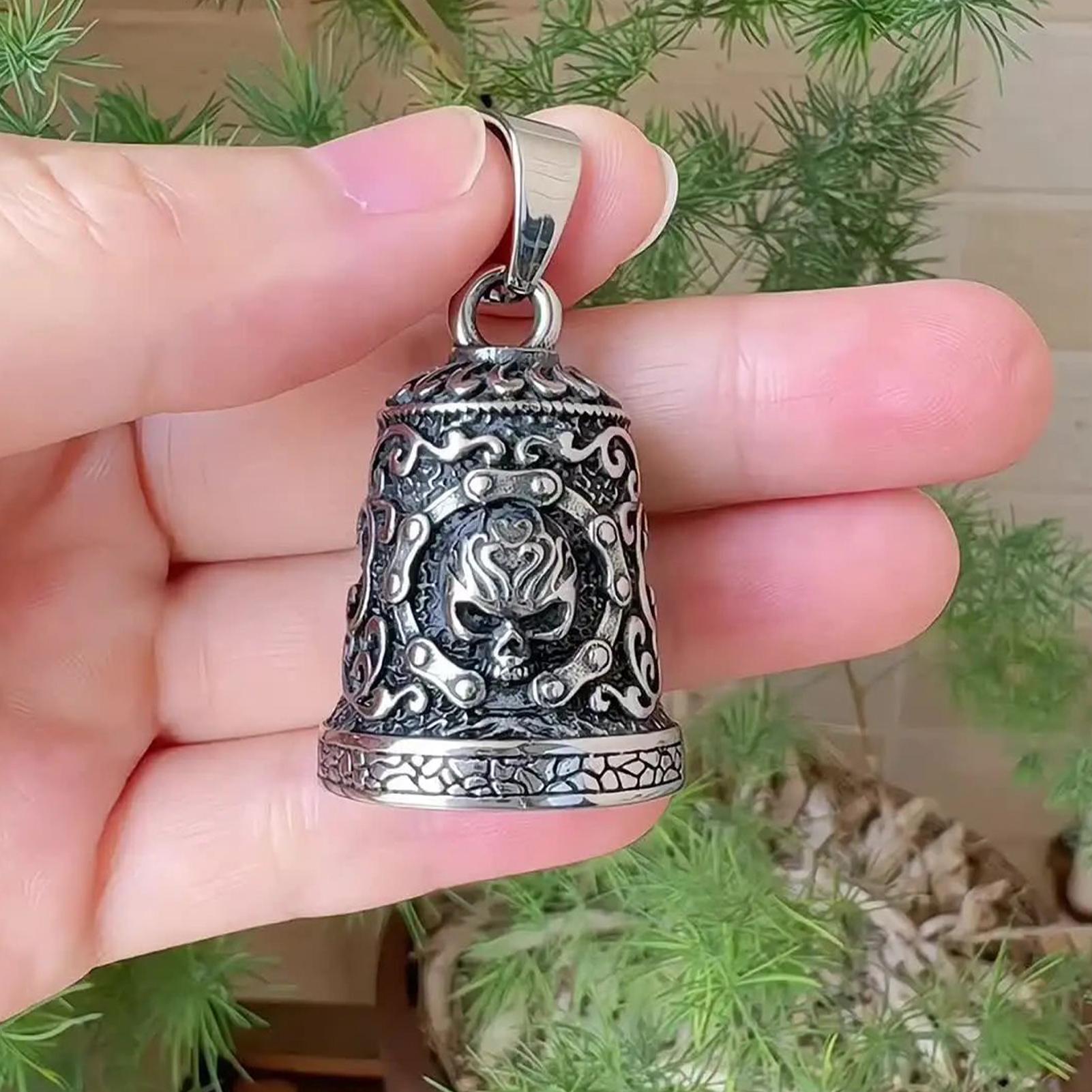 Skull Bell Charm Motorcycle Be – Men'S Accessories Chain recenzja i cena