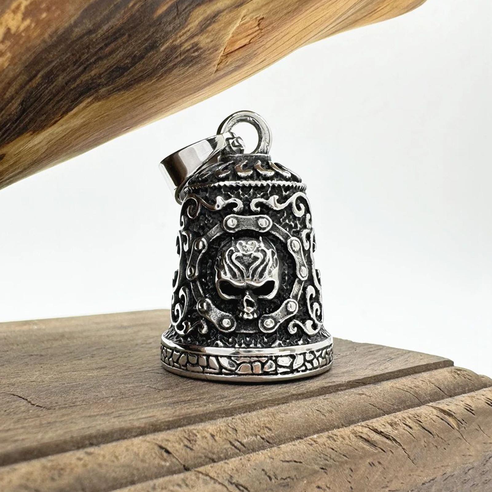 Skull Bell Charm Motorcycle Be – Men'S Accessories Chain recenzja i cena