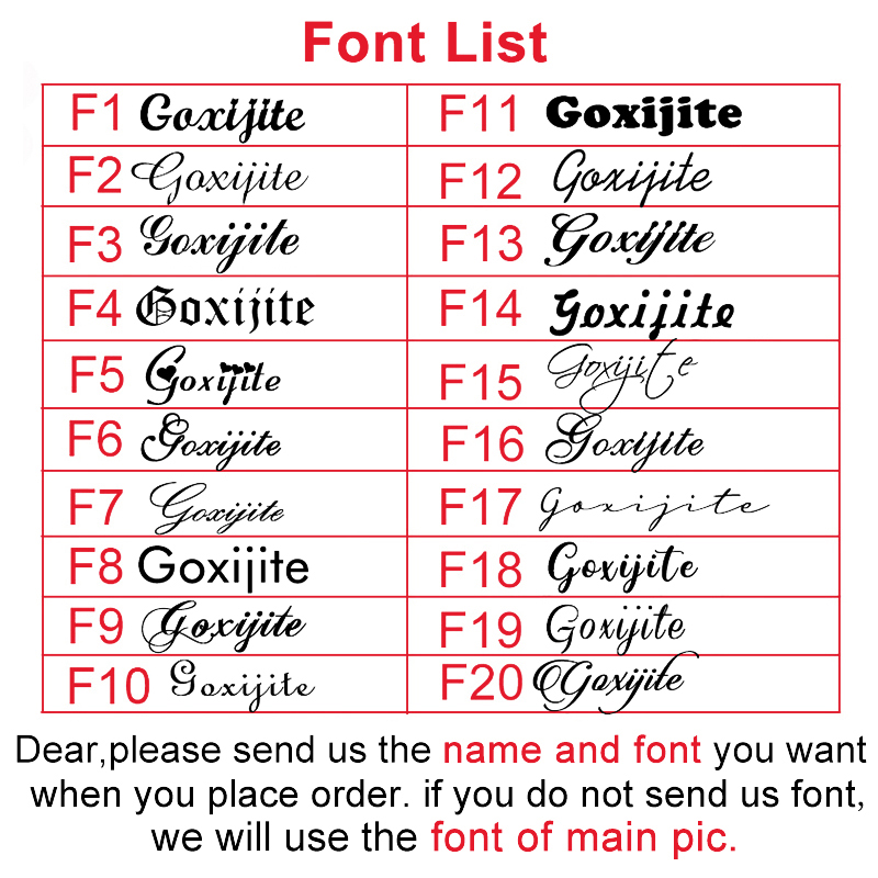 Goxijite Customize Name Neckla – Men Accessories Name recenzja i cena