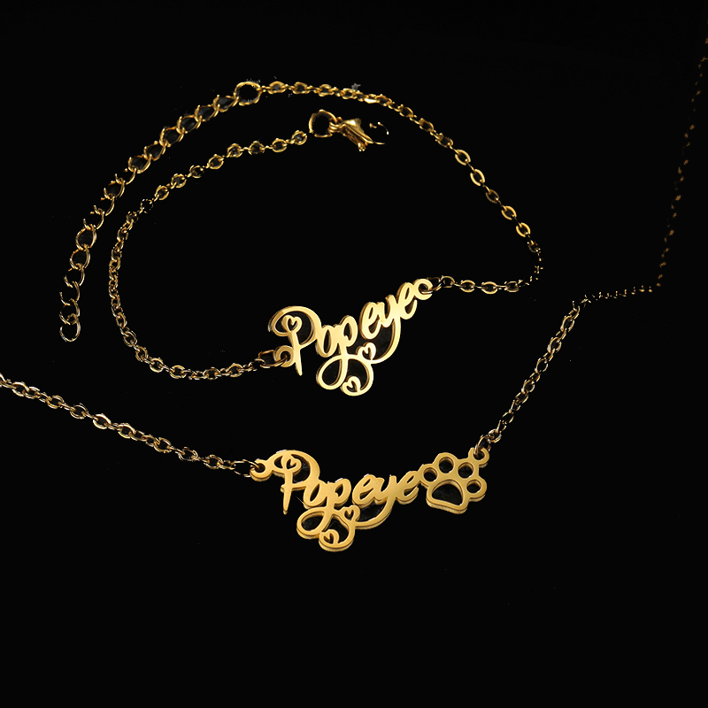 Goxijite Customize Name Neckla – Men Accessories Name recenzja i cena