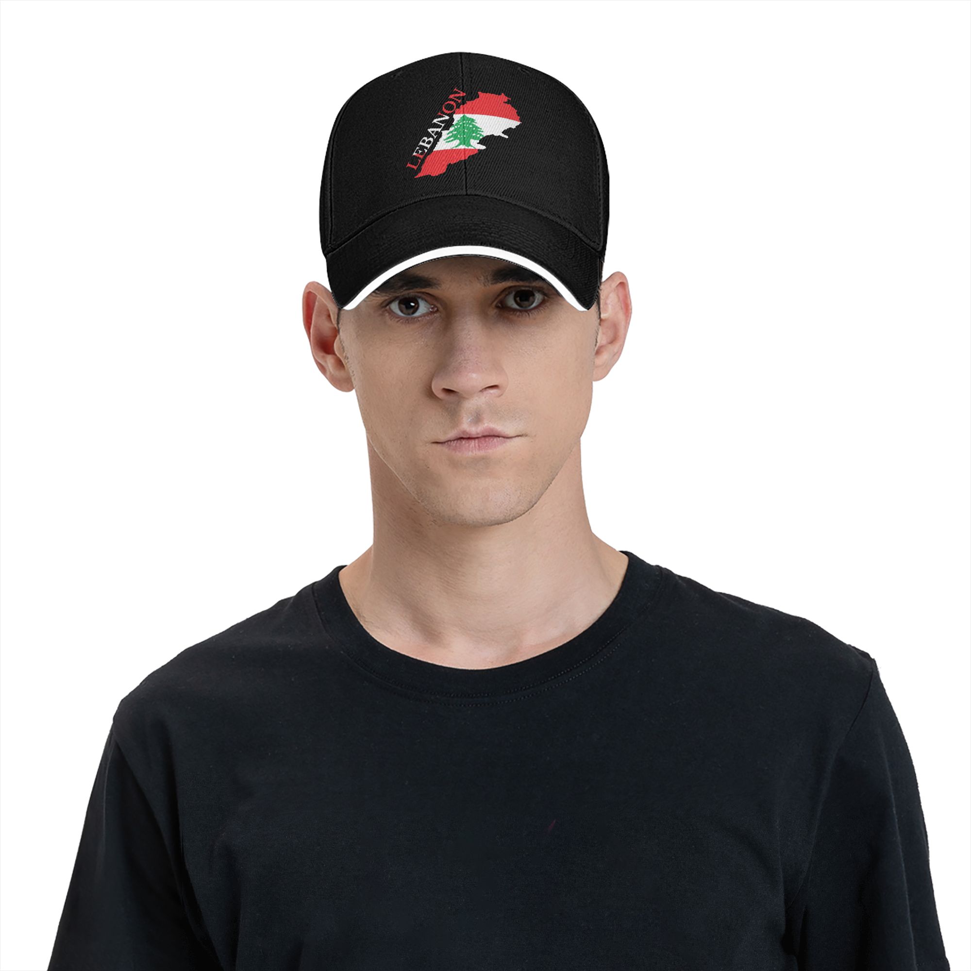 Lebanon Flag Heart Baseball Ca – Men Accessories Lebanon recenzja i cena