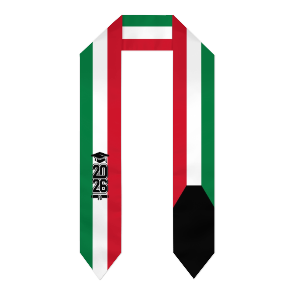 Class of 2026 Kuwait Flag Scar – Men Accessories Kuwait recenzja i cena
