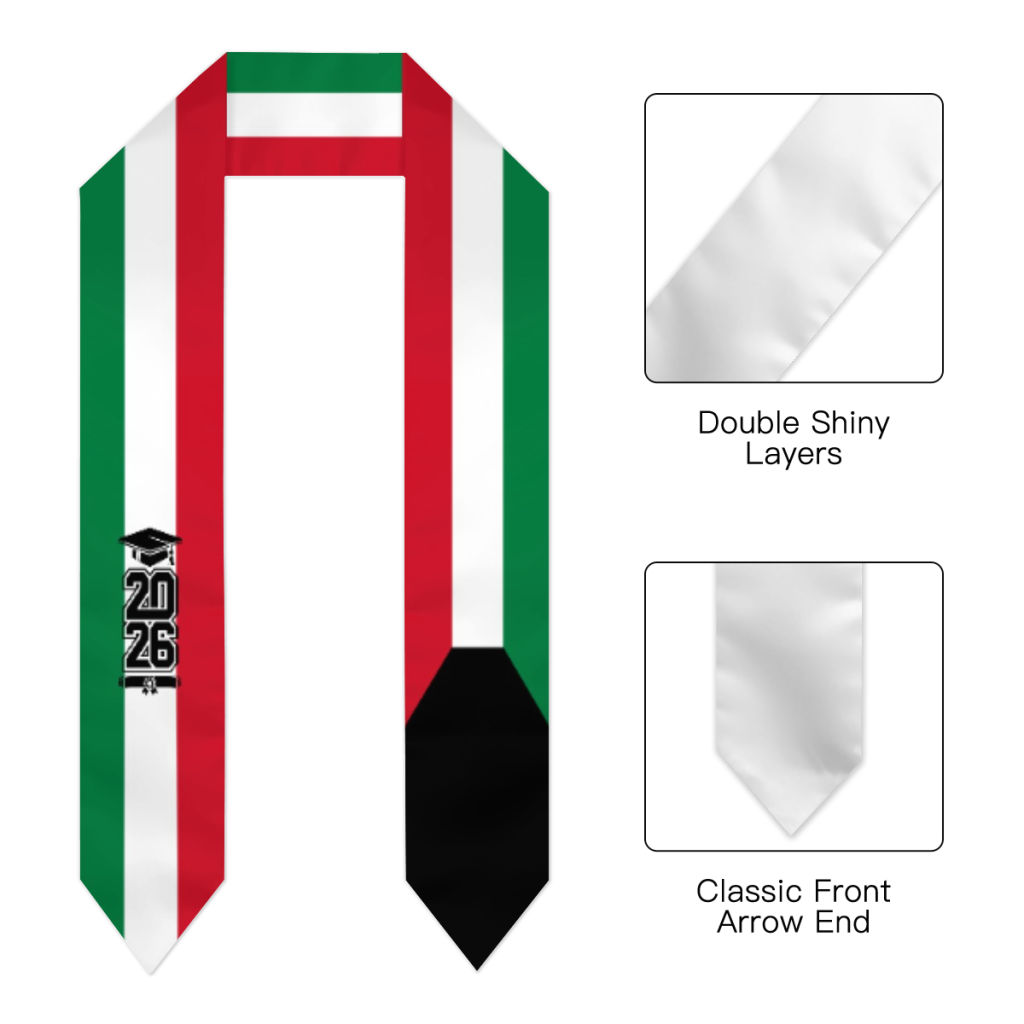 Class of 2026 Kuwait Flag Scar – Men Accessories Kuwait recenzja i cena