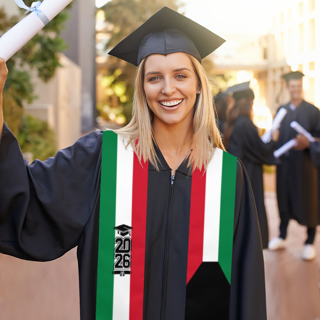 Class of 2026 Kuwait Flag Scar – Men Accessories Kuwait recenzja i cena