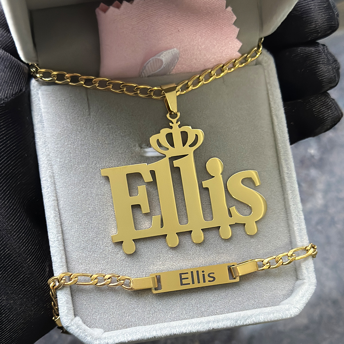Custom Little Boy Name Necklac – Men'S Accessories Jewelry Bracelet recenzja i cena