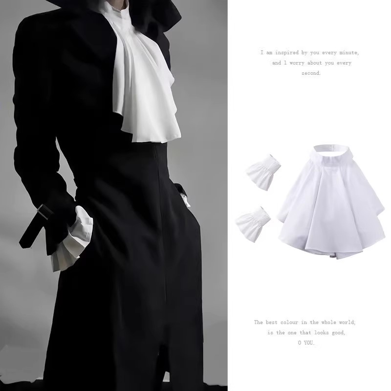 Victorian Neck Collar Ruffled  – Men'S Victorian Accessories recenzja i cena