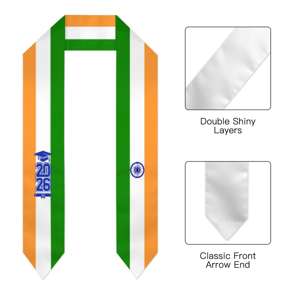 Class of 2026 India Flag Scarf – Men Accessories India recenzja i cena