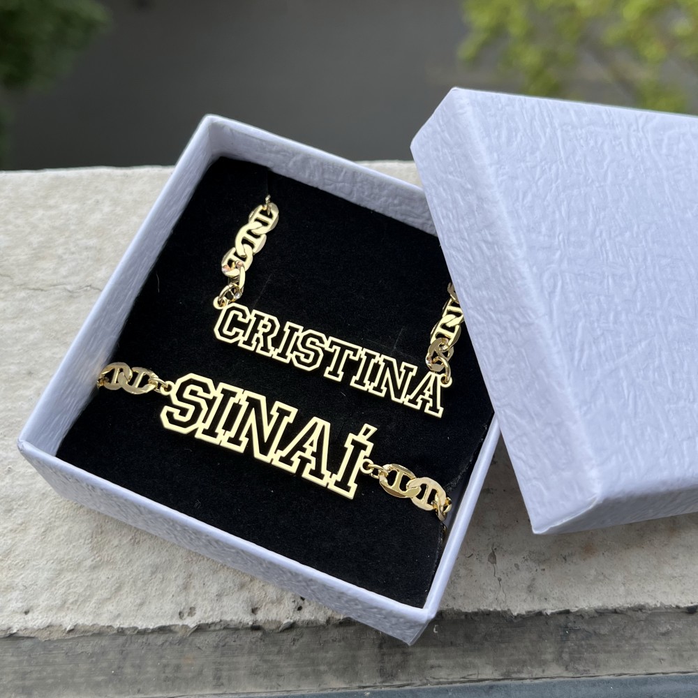 DUOYING Custom Name Hollow Nec – Men'S Accessories Jewelry Bracelet recenzja i cena