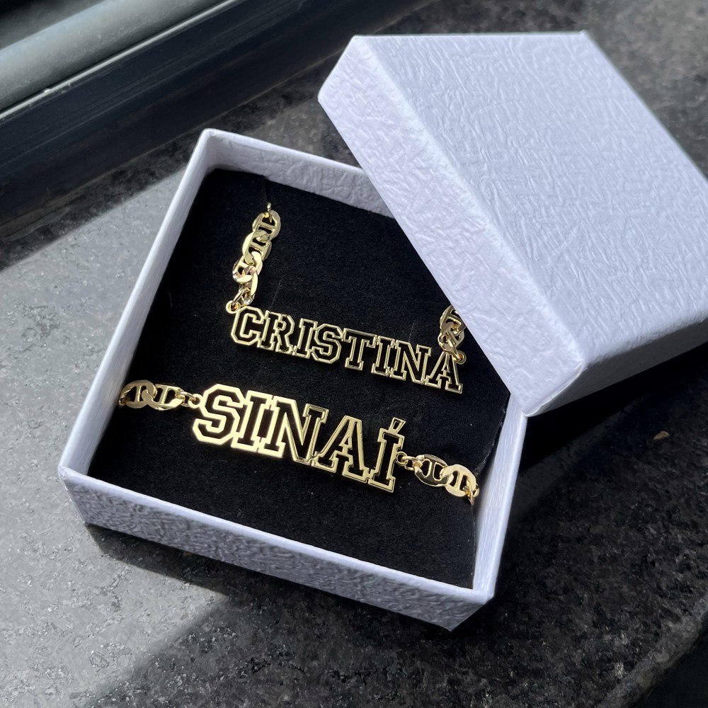 DUOYING Custom Name Hollow Nec – Men'S Accessories Jewelry Bracelet recenzja i cena