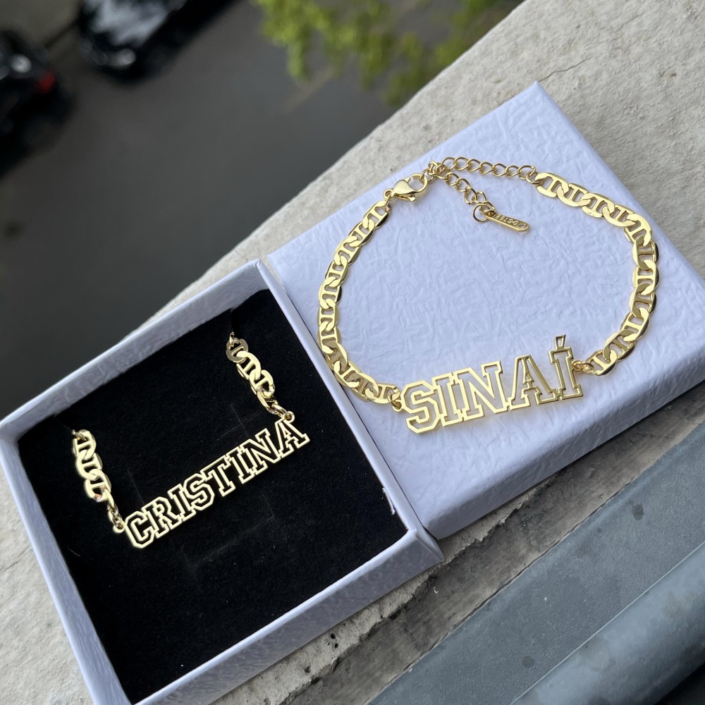 DUOYING Custom Name Hollow Nec – Men'S Accessories Jewelry Bracelet recenzja i cena