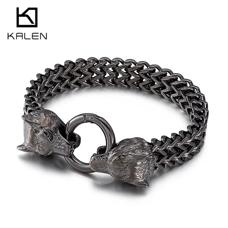 KALEN 19-23cm Rock Viking Wolf – Men Accessories Bd recenzja i cena