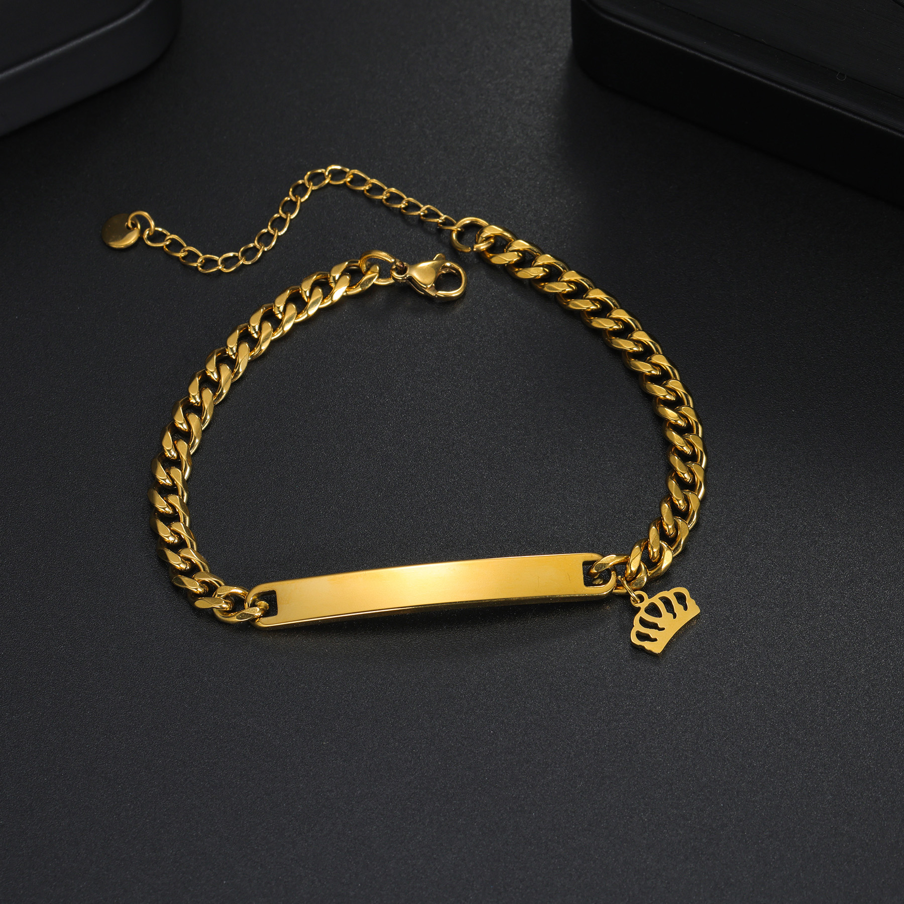 Customized Name Necklace Brace – Men'S Accessories Jewelry Bracelet recenzja i cena