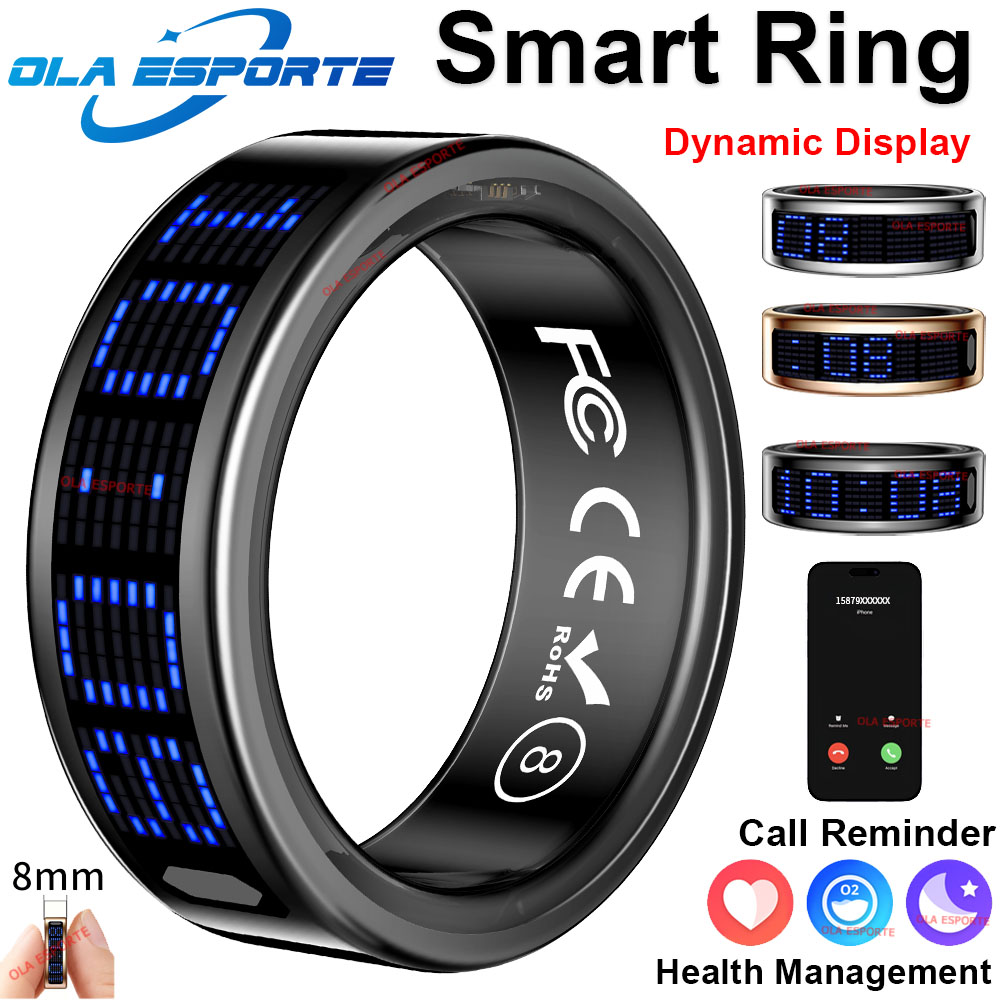 2025 Smart Ring Men Women LED  – Men'S Accessories Display recenzja i cena