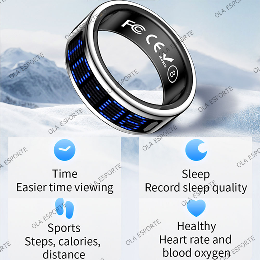 2025 Smart Ring Men Women LED  – Men'S Accessories Display recenzja i cena