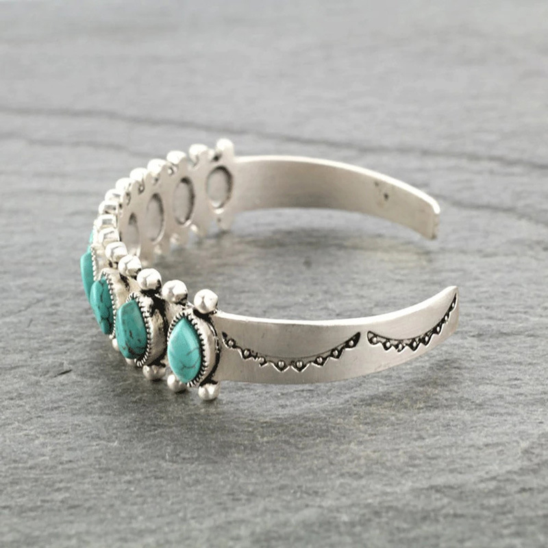 Vintage Tibet Turquoise Bracel – Men Accessories India recenzja i cena