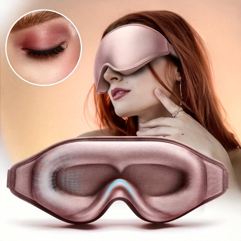Super Soft 3D Silk Sleeping Ey – Men Accessories For Travel recenzja i cena