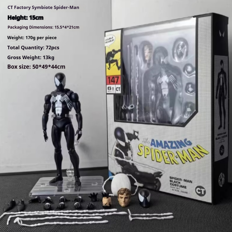 15cm Ct Mafex 147 Comic Symbio – Men'S Accessories Display recenzja i cena