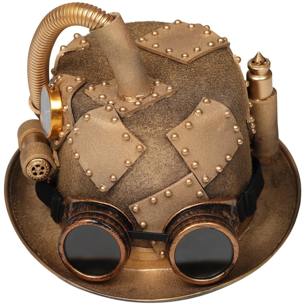 Steampunk Top Hat Gothic Compa – Men'S Victorian Accessories recenzja i cena