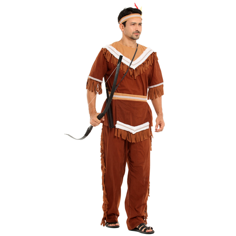Indian Chief Costume Indian Hu – Men Accessories India recenzja i cena