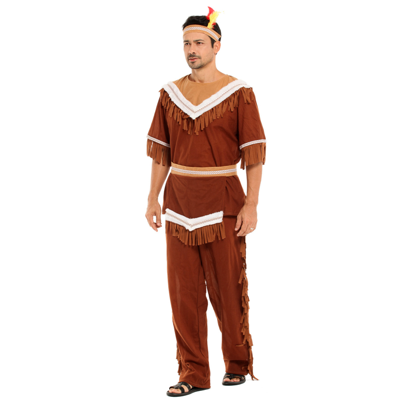 Indian Chief Costume Indian Hu – Men Accessories India recenzja i cena