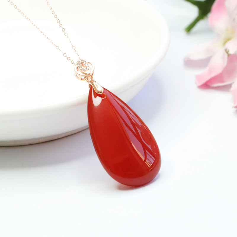 S925 Silver Inlaid Natural Red – Men'S Accessories Drop Shipping recenzja i cena