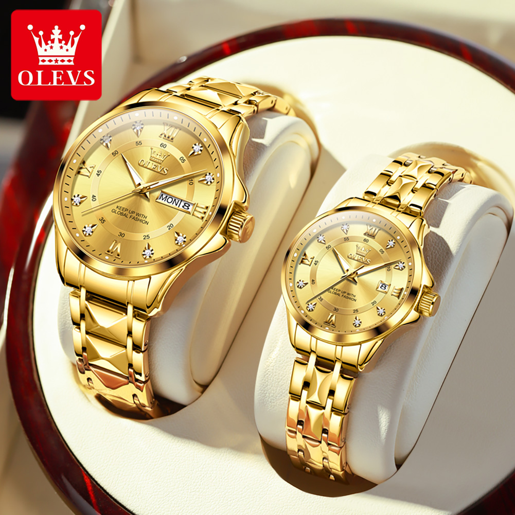 OLEVS 2906 Couple Watch Pair L – Men'S Accessories Display recenzja i cena