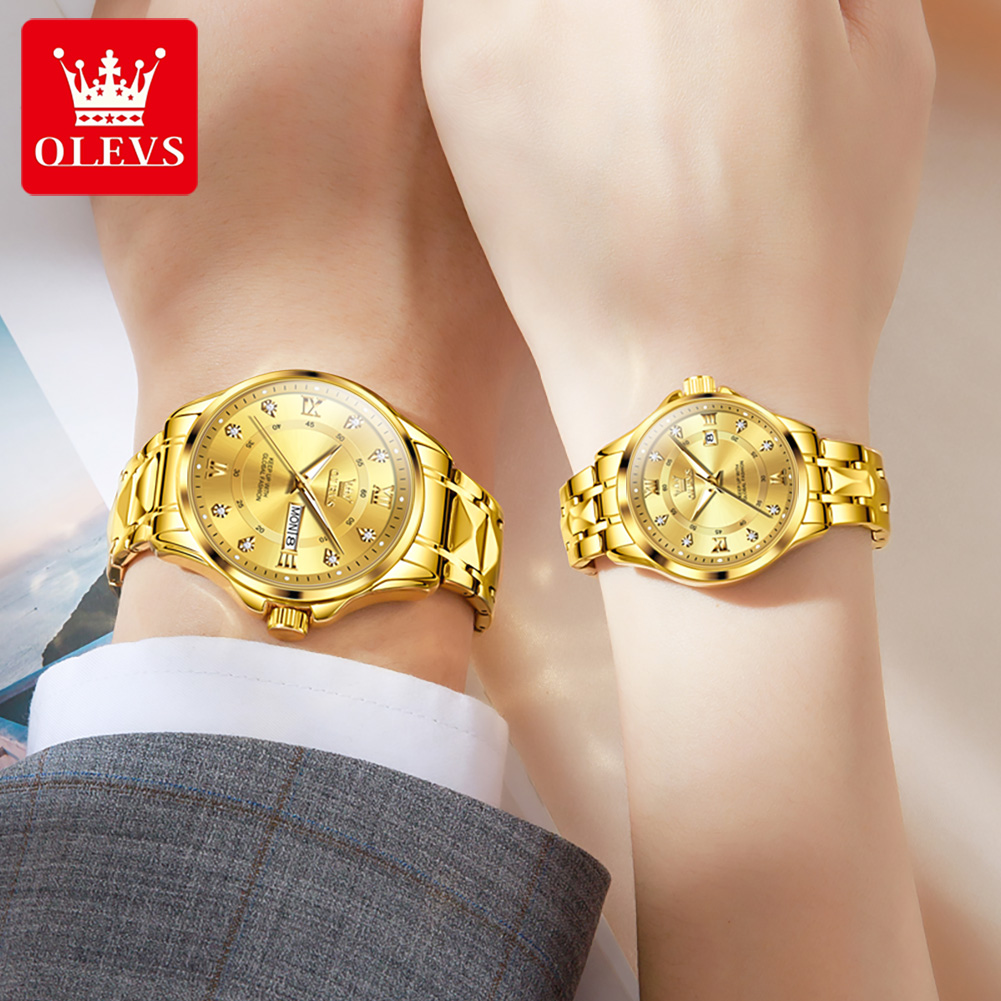 OLEVS 2906 Couple Watch Pair L – Men'S Accessories Display recenzja i cena