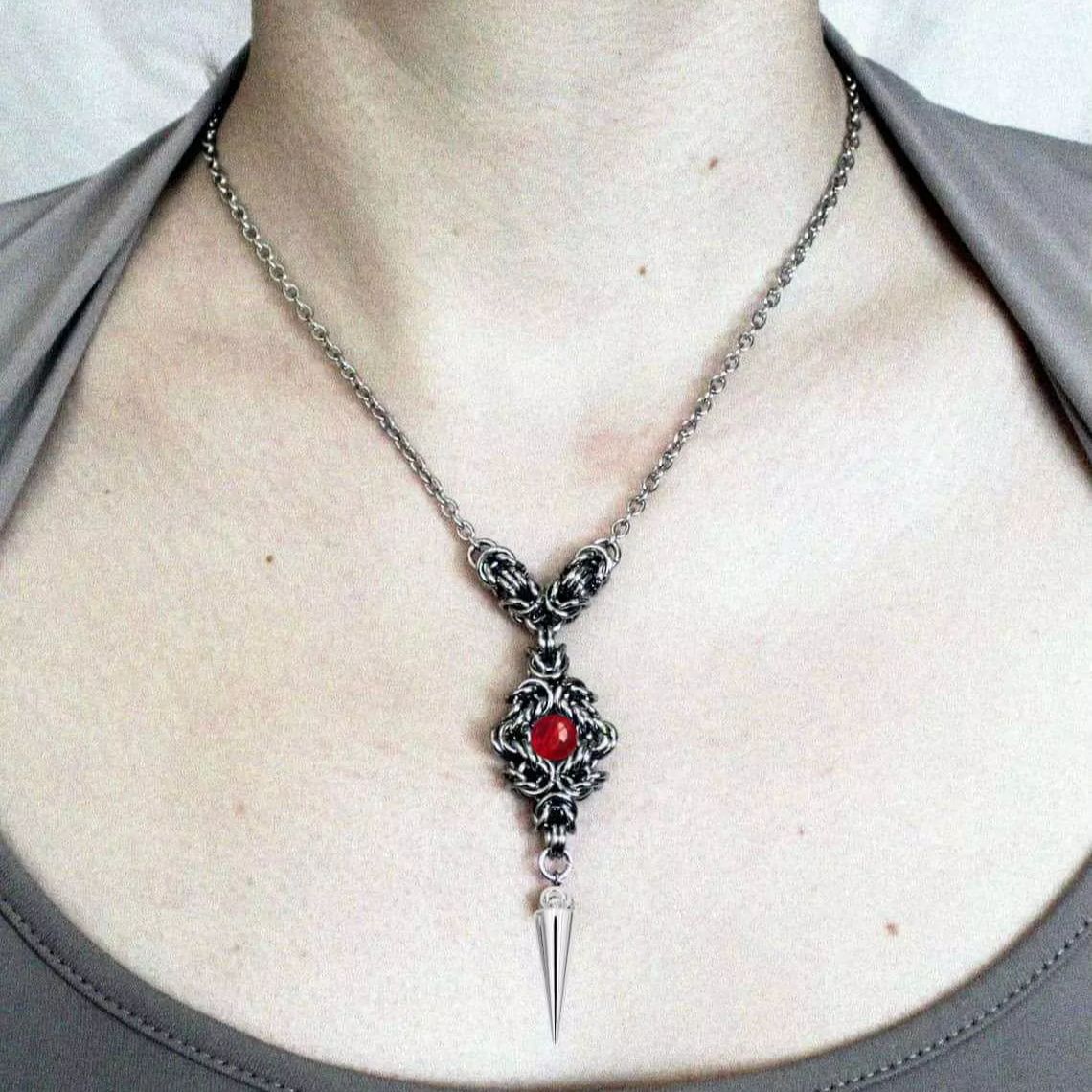 Punk rivet necklace,clasp,Goth – Men'S Victorian Accessories recenzja i cena