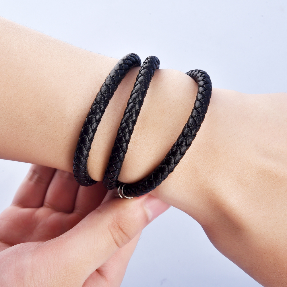 45/50/60cm Leather Necklace Wa – Men'S Accessories Chain recenzja i cena