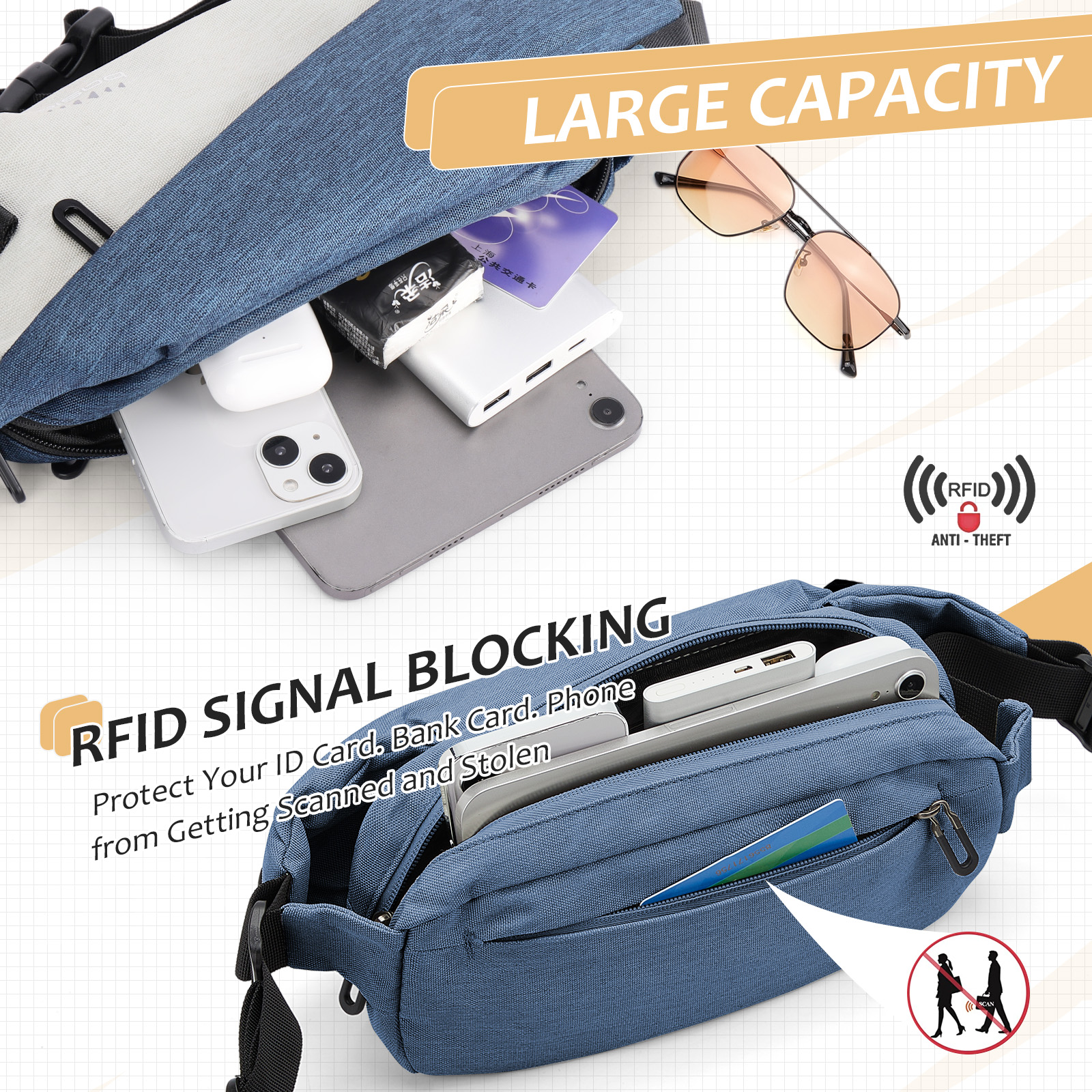 Fashionable Trendy Crossbody B – Men Accessories For Travel recenzja i cena
