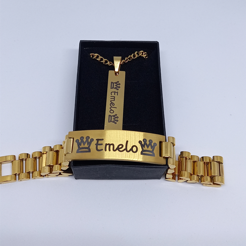 Custom Men Name Necklace Big B – Men Accessories Name recenzja i cena