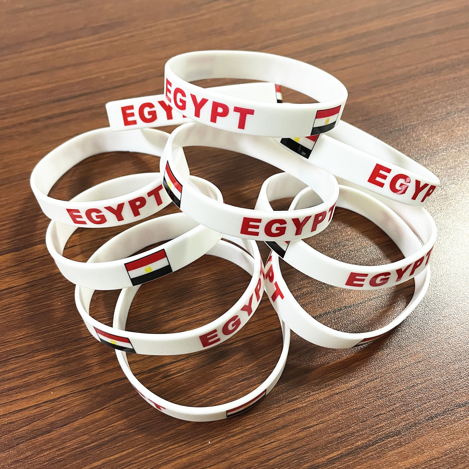 2pcs Egypt Flag Silicone Brace – Men Accessories Egypt recenzja i cena