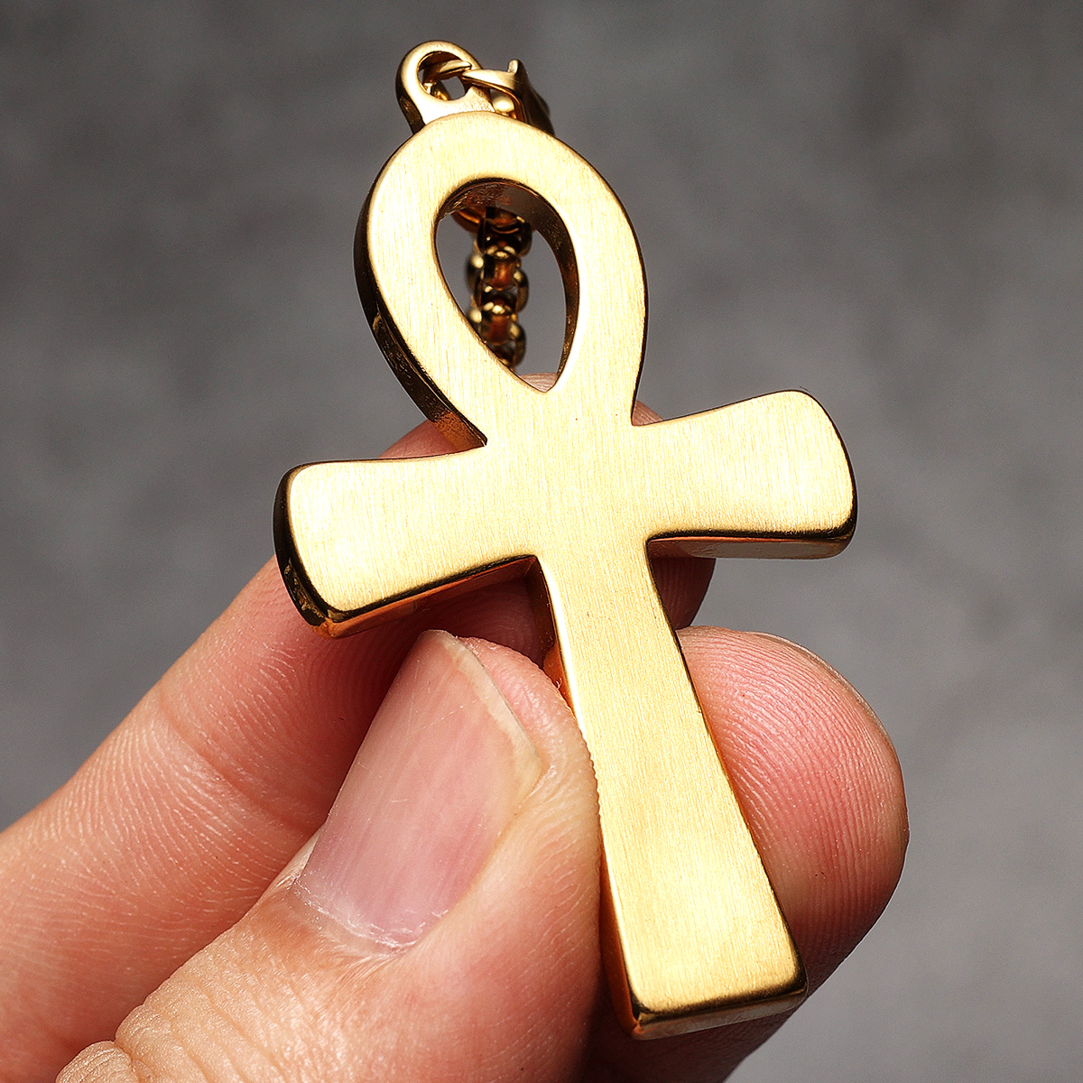 Egypt Cross Men Necklaces Stai – Men Accessories Egypt recenzja i cena