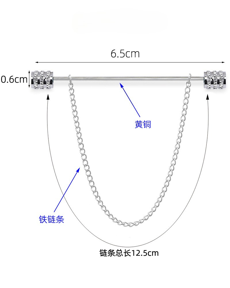 New Men's Brooch for Shirt Sta – Men Accessories To Gift recenzja i cena