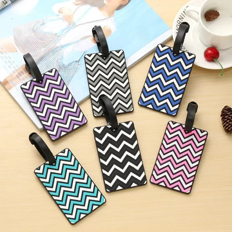Geometric Luggage Tags for Wom – Men Accessories Name recenzja i cena