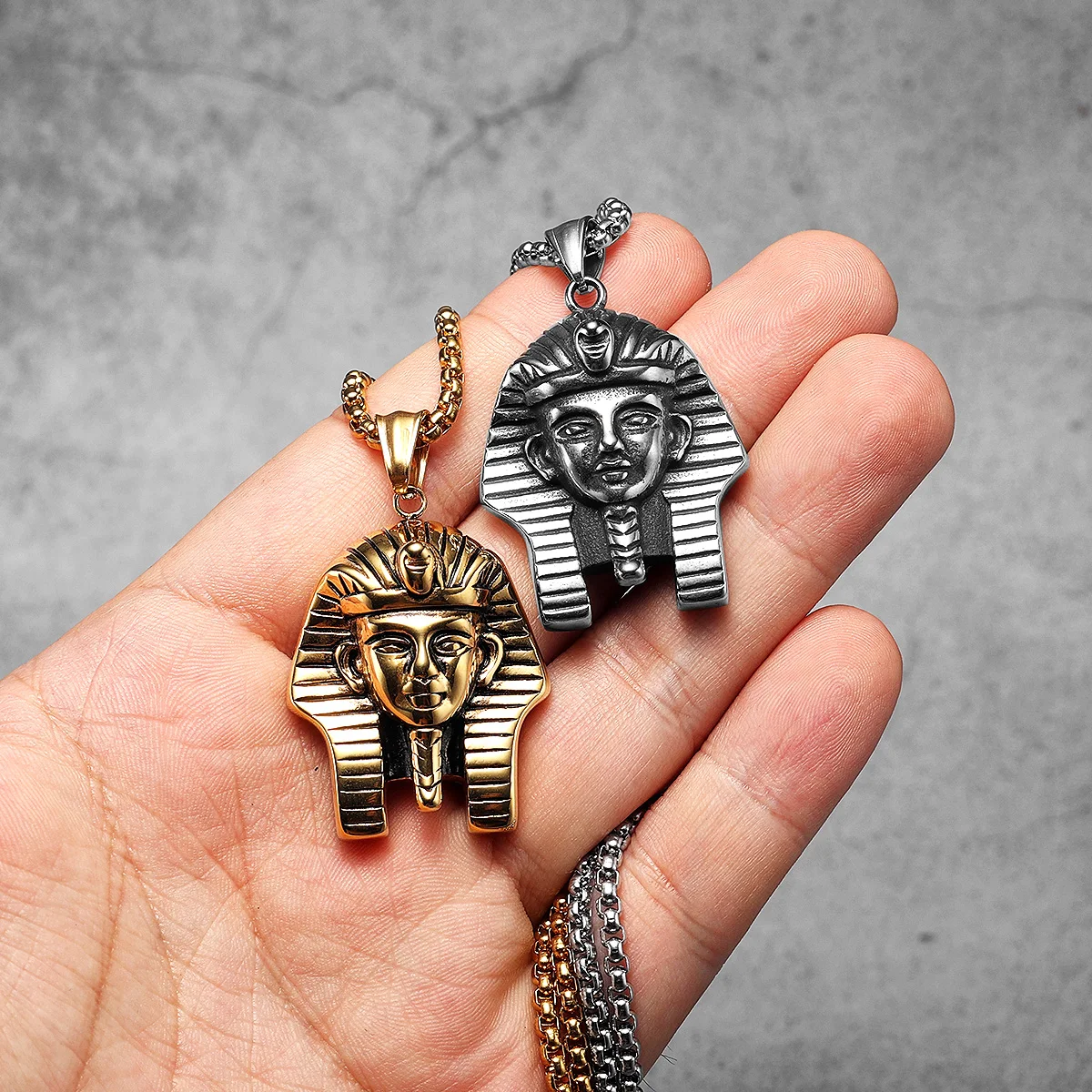 Egypt Pharaoh Sphinx Men Neckl – Men Accessories Egypt recenzja i cena