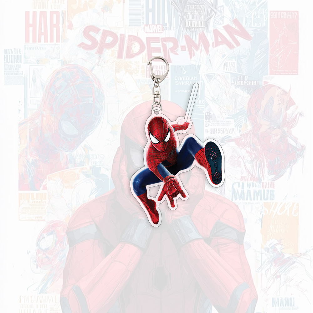 Spider Man Acrylic Keychain An – Men Accessories For Birthday Gift recenzja i cena