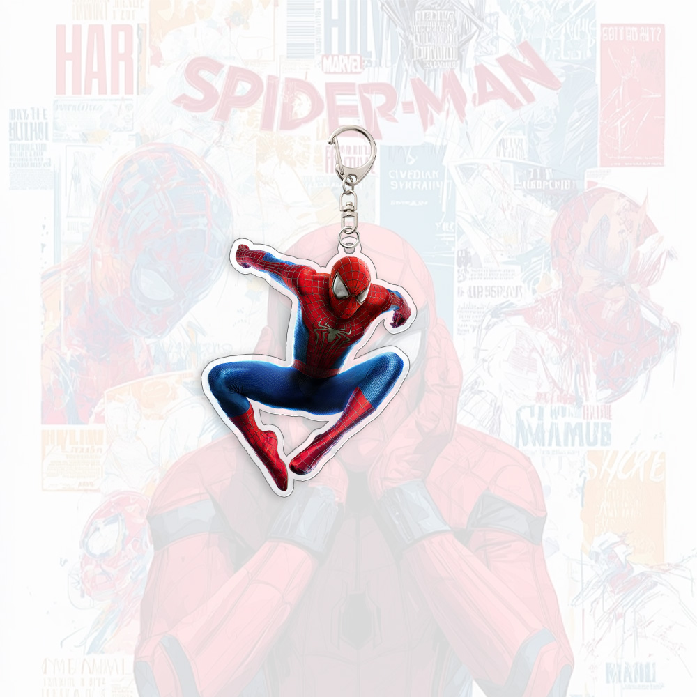 Spider Man Acrylic Keychain An – Men Accessories For Birthday Gift recenzja i cena