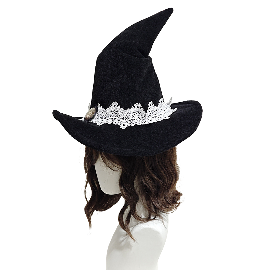 Elegant Black Witch Hat with L – Men'S Victorian Accessories recenzja i cena