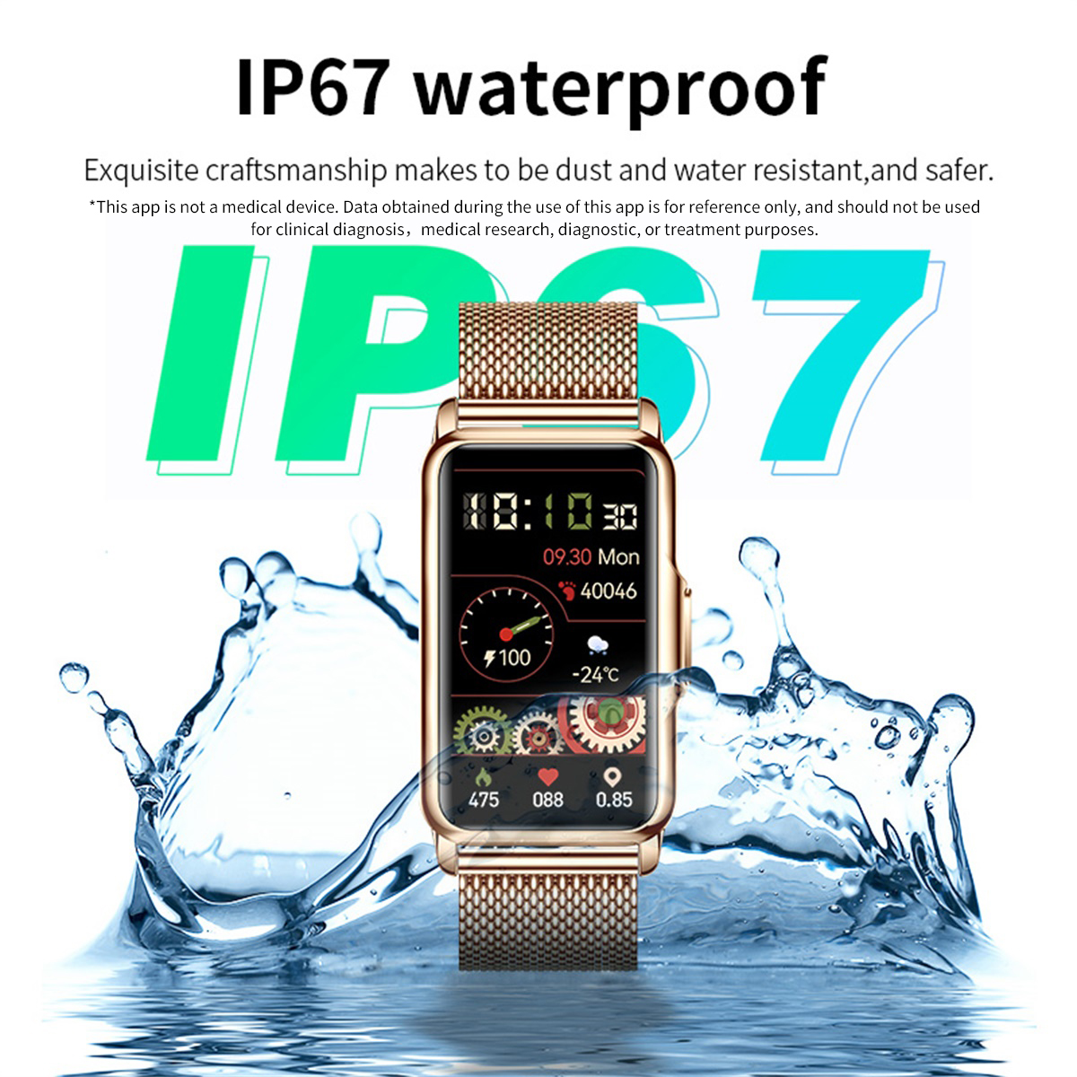 LIGE Smart Watch Men Women Fit – Men'S Accessories Jewelry Bracelet recenzja i cena