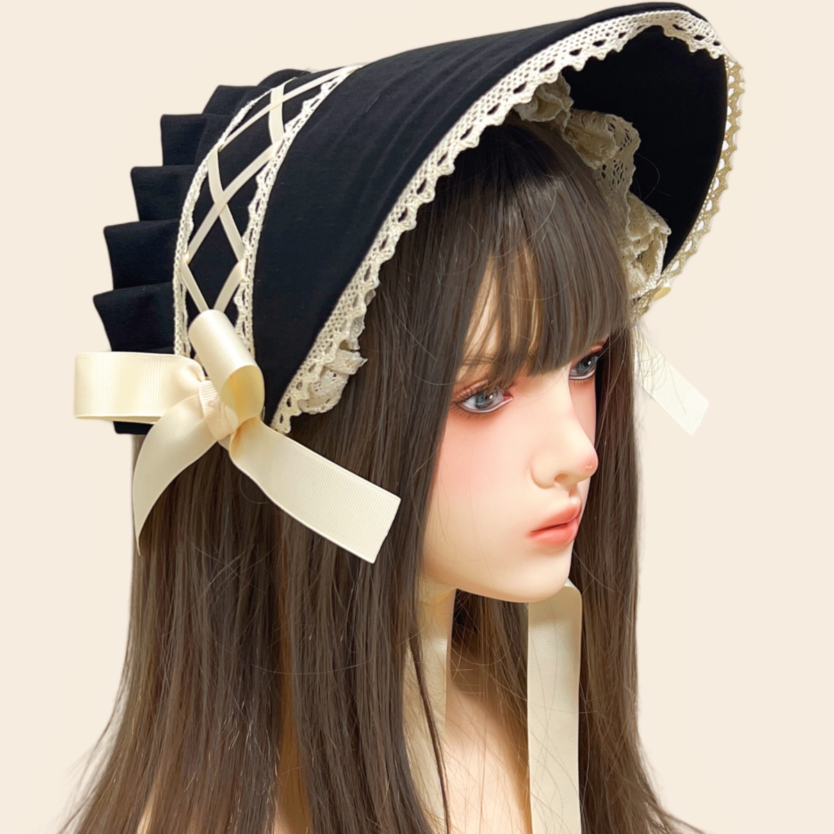 Lolita Hat Gorgeous Bonnet Vic – Men'S Victorian Accessories recenzja i cena