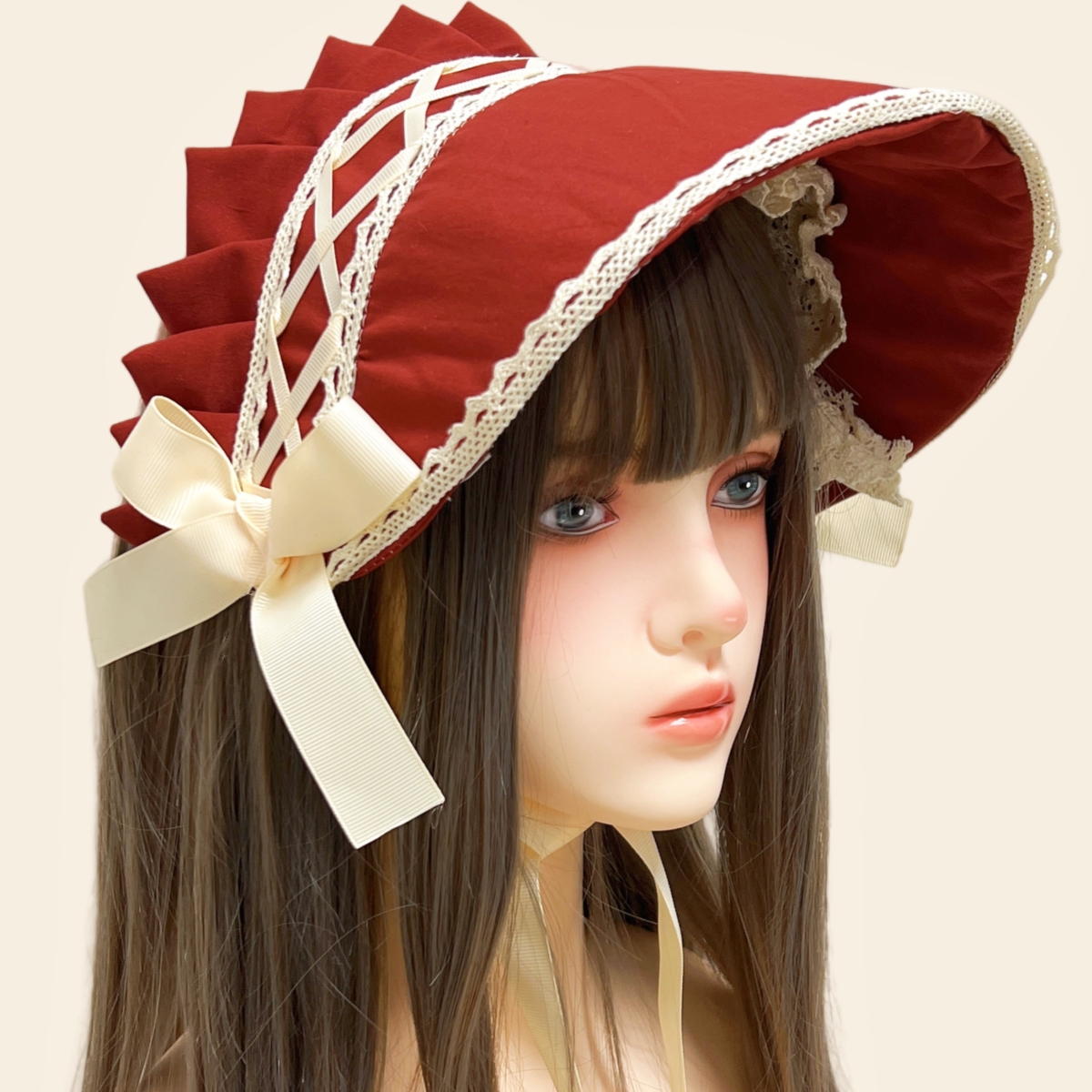 Lolita Hat Gorgeous Bonnet Vic – Men'S Victorian Accessories recenzja i cena