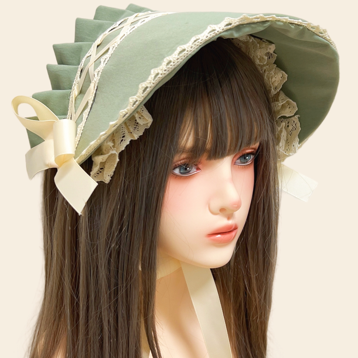 Lolita Hat Gorgeous Bonnet Vic – Men'S Victorian Accessories recenzja i cena